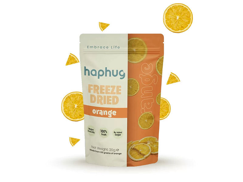 Dokuru Freeze-Dried Orange Zest - 20g, 100% Natural, No Added Sugar, Turkish Made