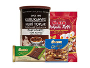 Coffee & Sweet Delight Bundle – Turkish Hazelnut Coffee & Assorted Chocolates