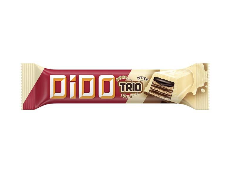 Ulker Dido Trio White & Milk Chocolate Wafer Bar 36.5 g