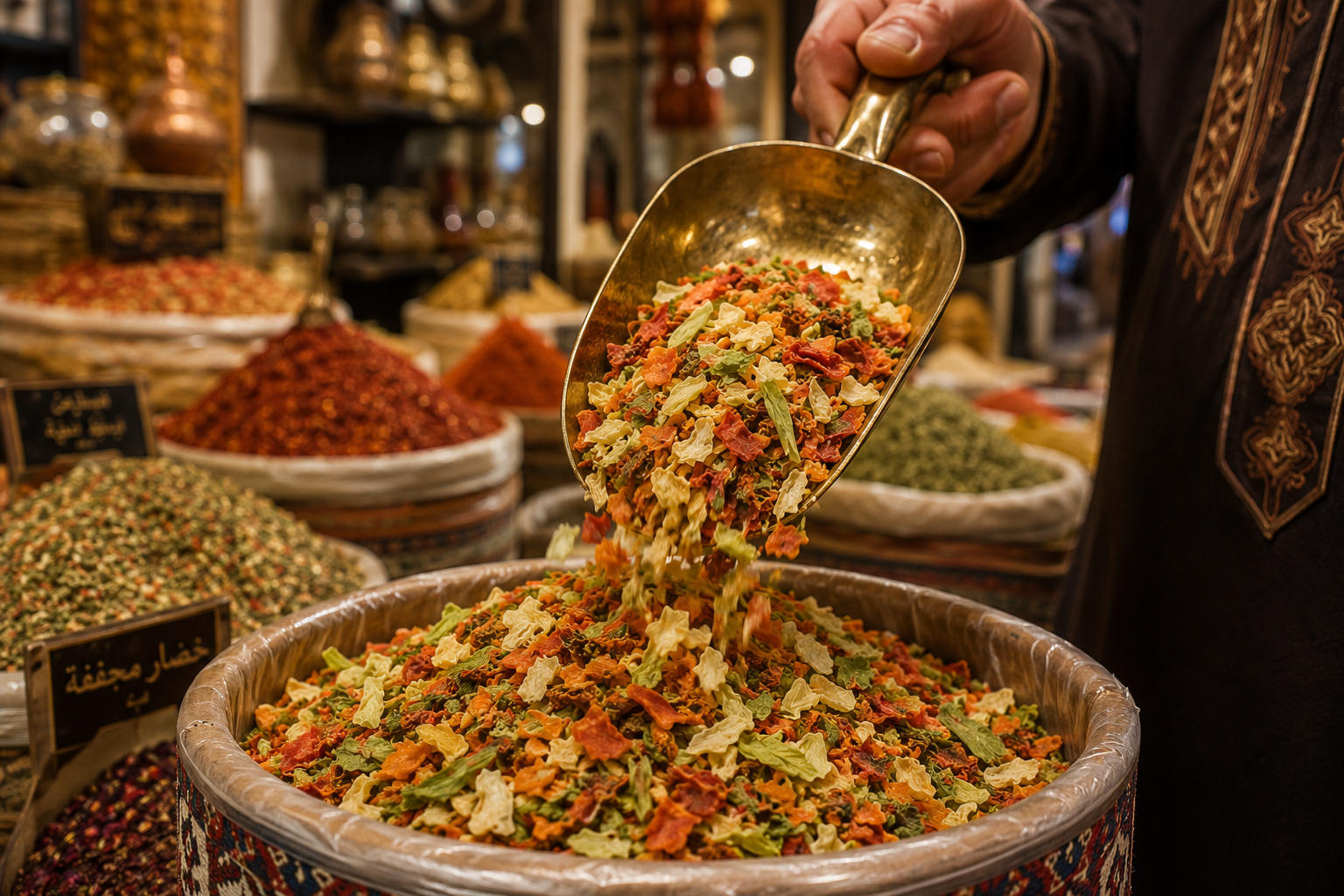 Turkish Dried Vegetable Seasoning Mix with Celery, Leek, Pepper, Tomato & Garlic - 100% Natural - 150g