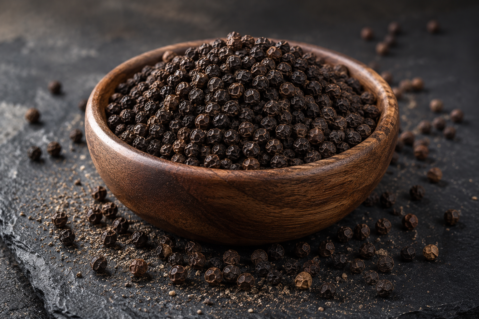 Grade A Whole Black Peppercorns, 100% Natural Whole Pepper - 200g