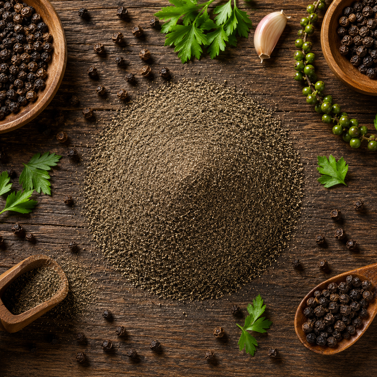 Turkish Ground Black Pepper - First Grade - 100% Natural - 200g
