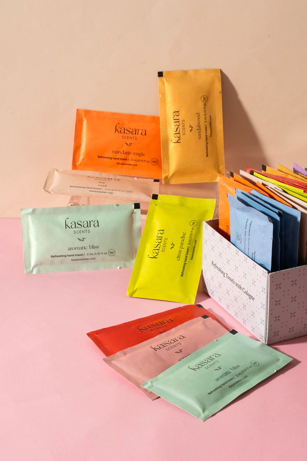 Refreshing fragrance wet wipes mix - 10pcs