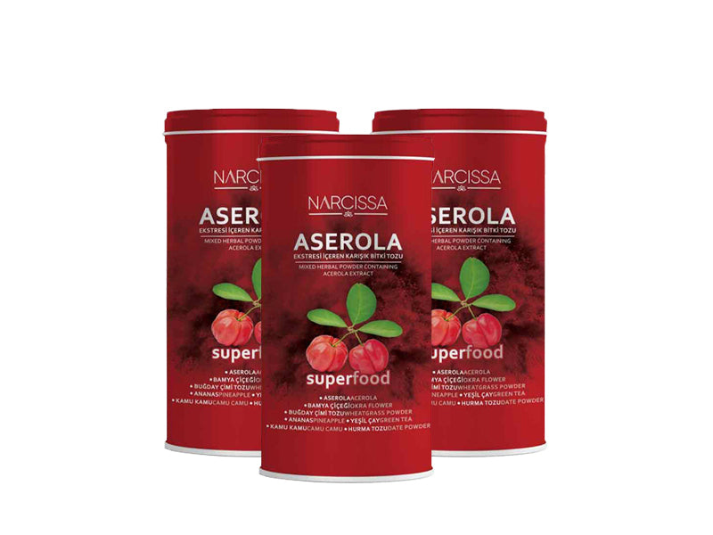 Narcissa Acerola Superfood Herbal Tea Blend 200g (Pack of 3)