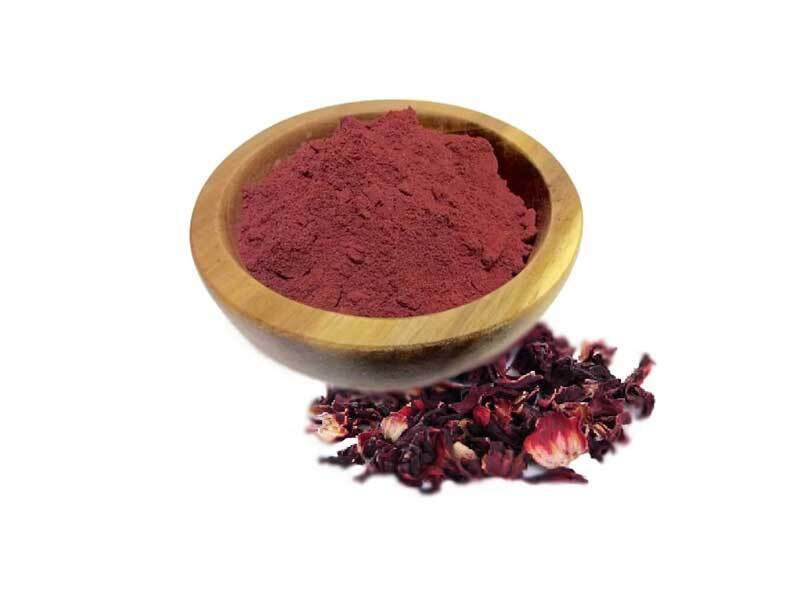 Jafer Erol Dried Red Hibiscus Powder 1kg | Sun-Dried Hibiscus Flower Powder