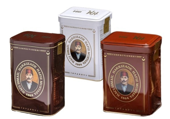 Hafiz Mustafa Coffee & Sahlep Set (2 Turkish Coffees + Sahlep) 3 x 170 g