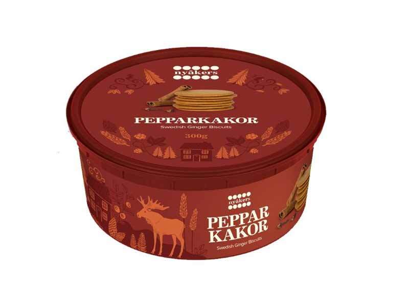 Nyåkers Swedish Ginger Snaps (Pepparkakor) Cookies 500 g