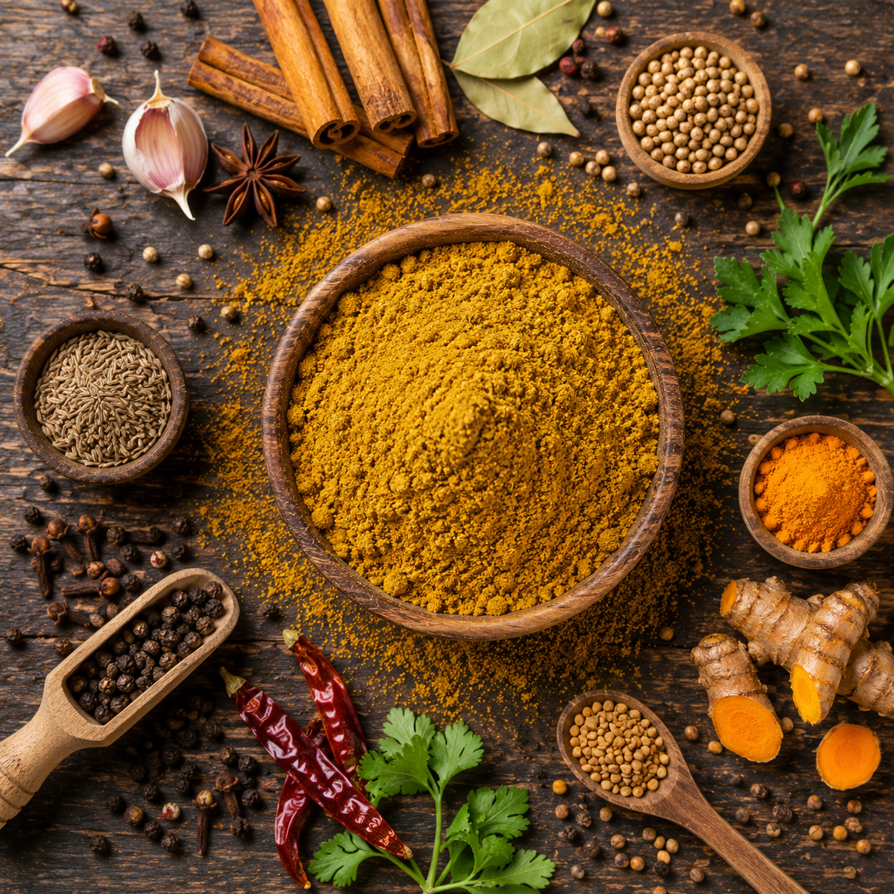 Osmanlioglu Curry Powder Spice Blend with Turmeric, Coriander & Cumin - 500 g