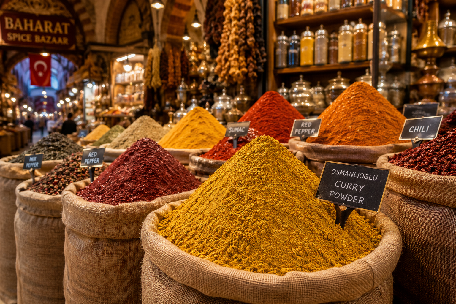 Osmanlioglu Curry Powder Spice Blend with Turmeric, Coriander & Cumin - 500 g