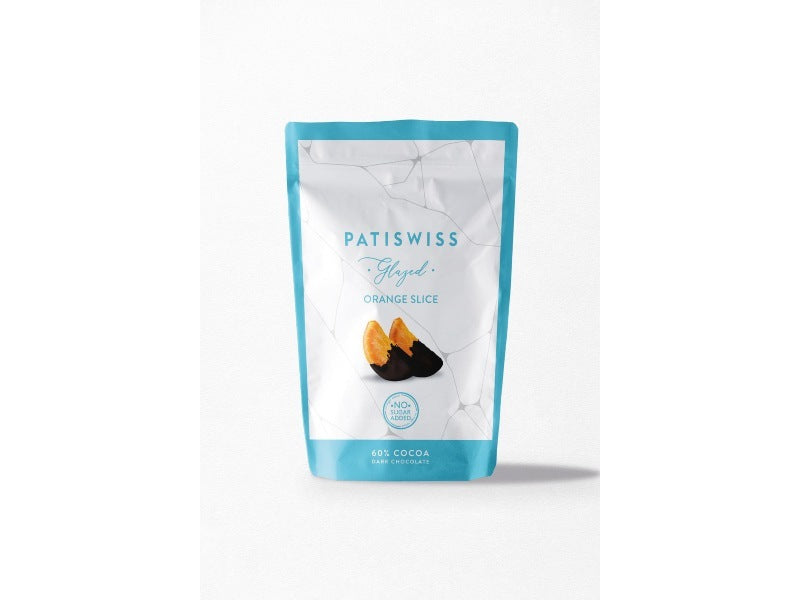 Patiswiss Glazed Dark Chocolate Orange Slice 80 gm