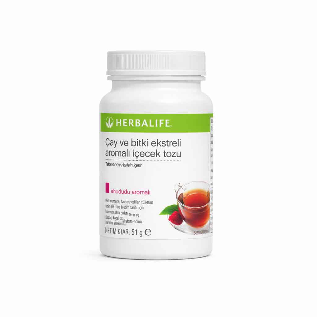 Raspberry Herbal Tea Concentrate Powder with Caffeine, 50 g