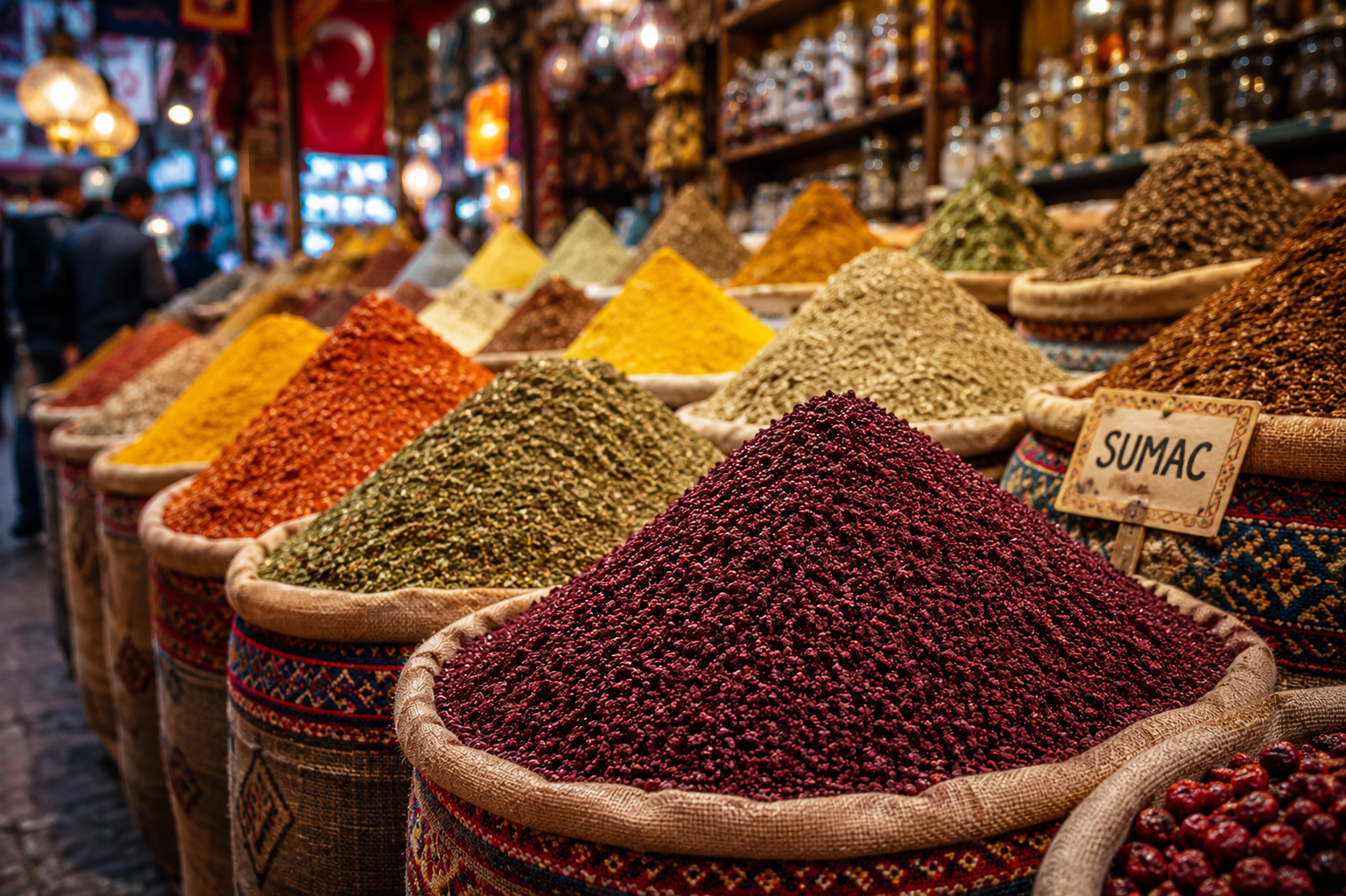 Turkish Natural Sumac Spice - 100% Pure Ground Sumac - 200g