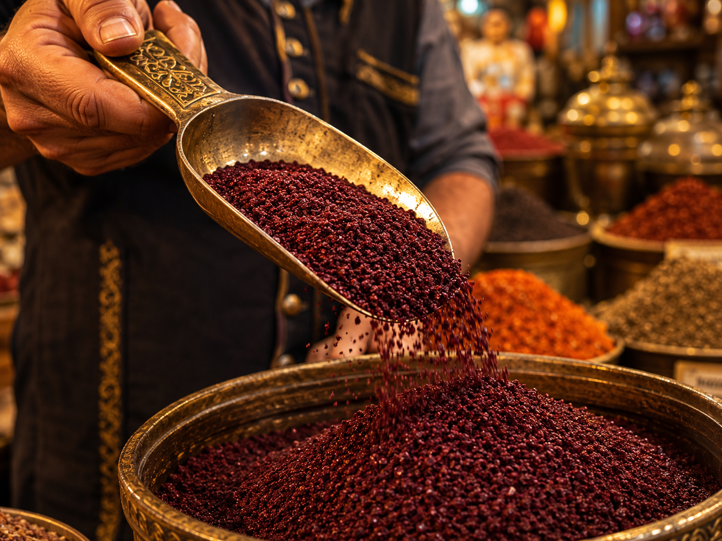 Turkish Natural Sumac Spice - 100% Pure Ground Sumac - 200g