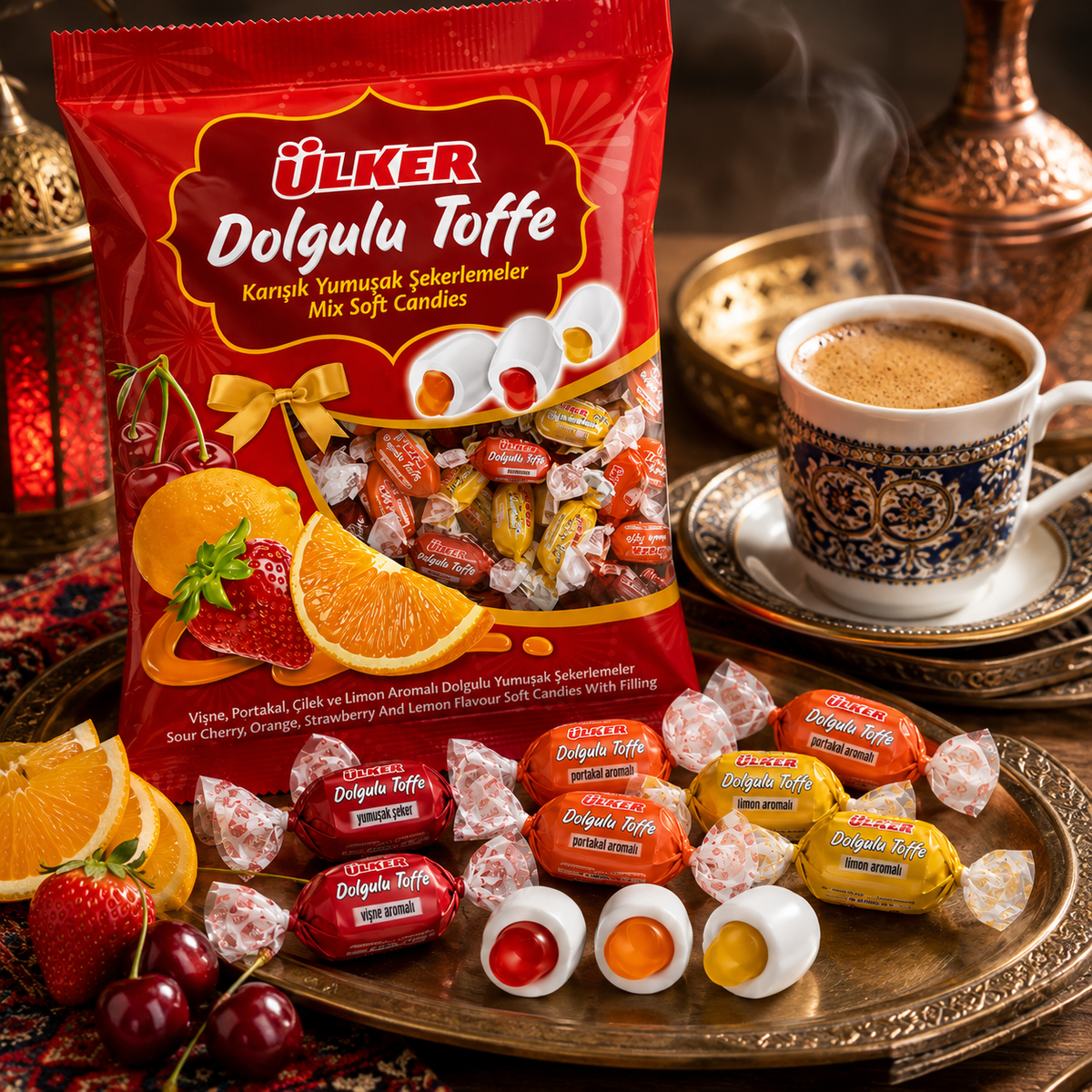 Ülker Toffee-Filled Mixed Soft Candy - 350 g