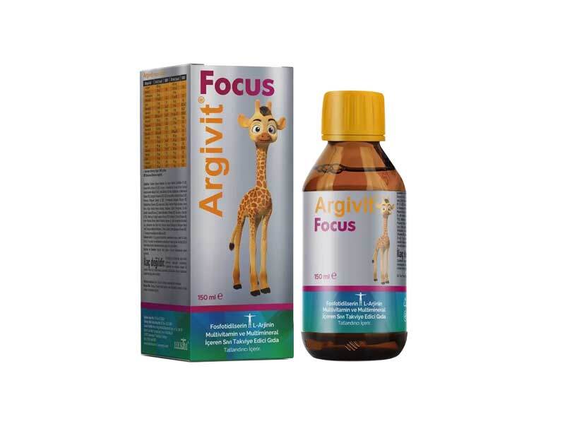 Argivit Focus Kids Multivitamin Syrup with Vitamins and Minerals 150 ml