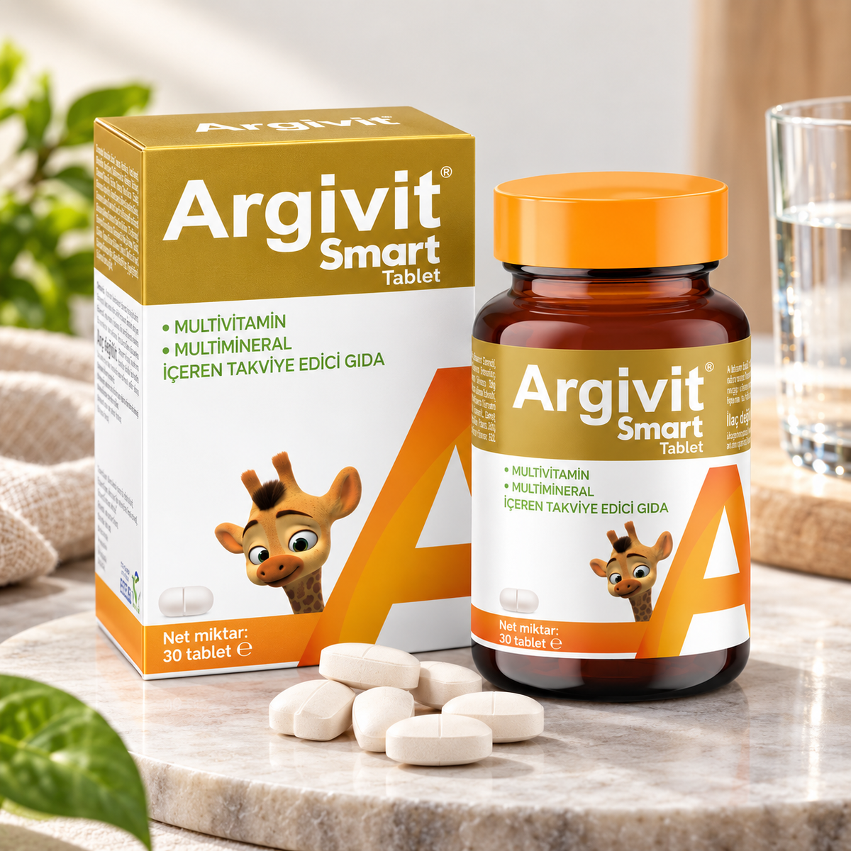 Argivit Smart Multivitamin & Mineral Tablets, 30 Count