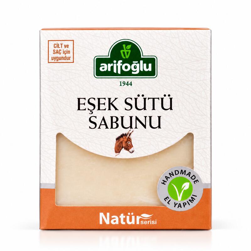 Arifoglu Natural Donkey Milk Soap Bar with Olive Oil & Shea Butter 125g