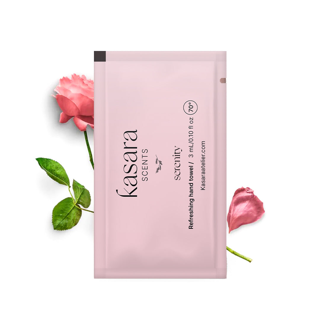 Kasara Serenity Perfumed Hand Wipes Musk - 60 Pieces