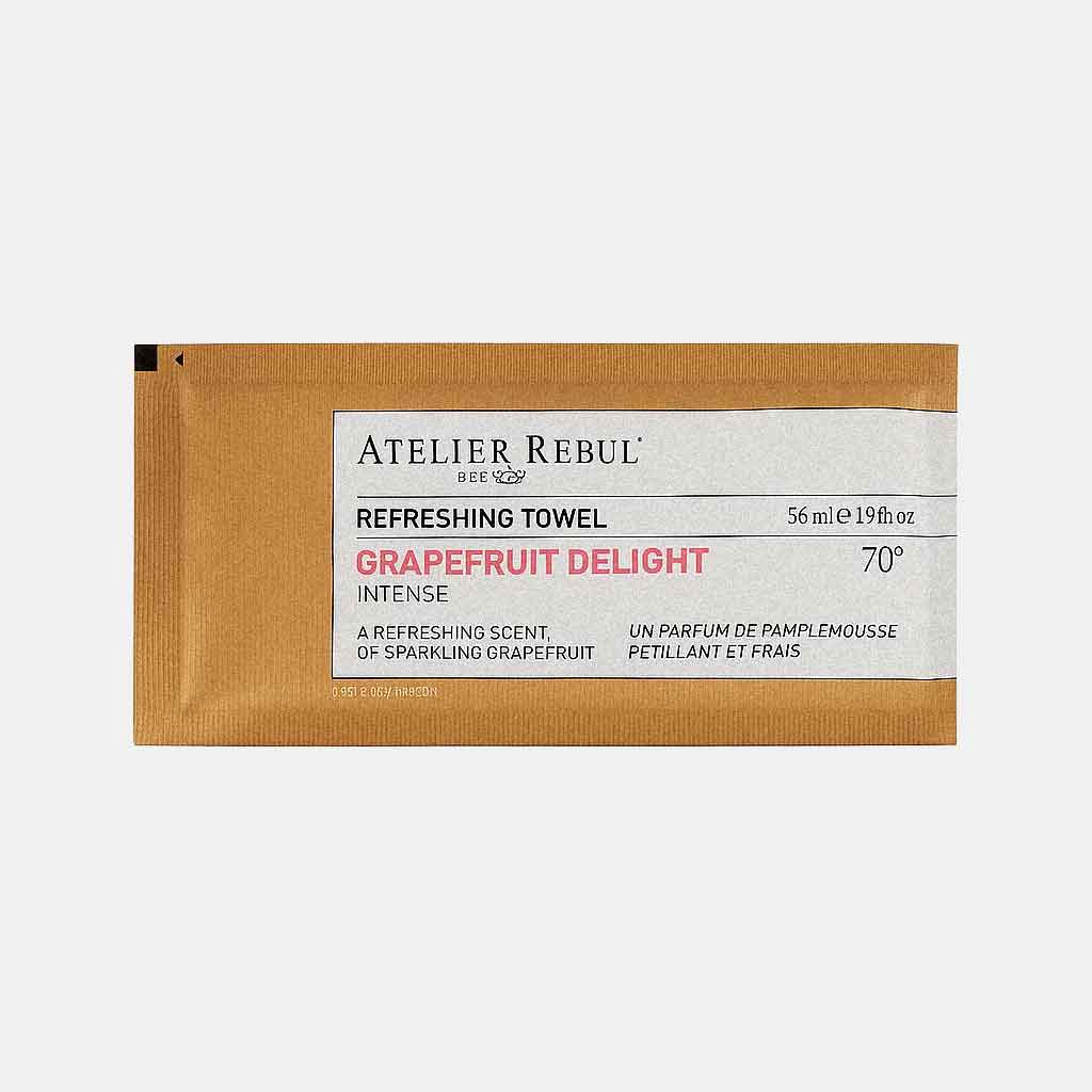 مناشف أتيليه ريبول Atelier Rebul Grapefruit المعطرة بالجريب فروت وكحول 70° - صنع في تركيا