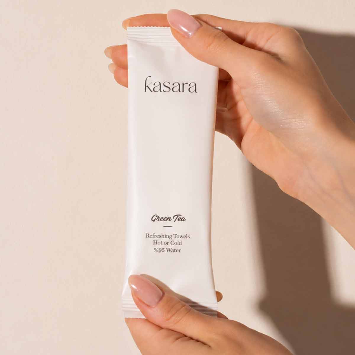 Kasara Green Tea Hot & Cold Scented Towel - 95% Purified Water