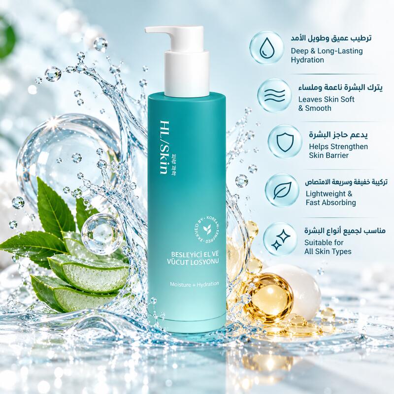 هيربالايف HL/Skin لوشن مغذٍ لليدين والجسم مع سكوالان - 147 مل