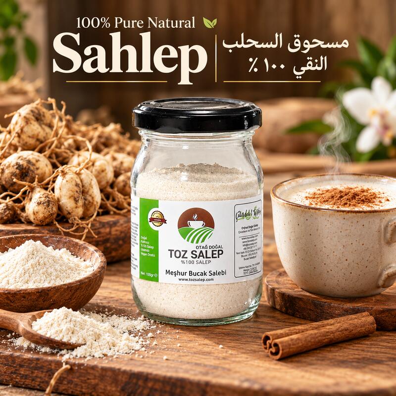 Otag Turkish Sahlep Powder - 100% Pure Natural Salep
