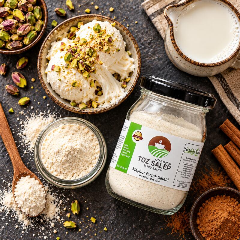 Otag Turkish Sahlep Powder - 100% Pure Natural Salep