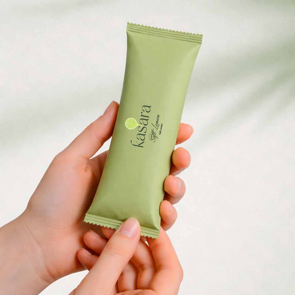 منشفة كسارا Kasara Soft Lime الساخنة والباردة - 95% ماء منقّى