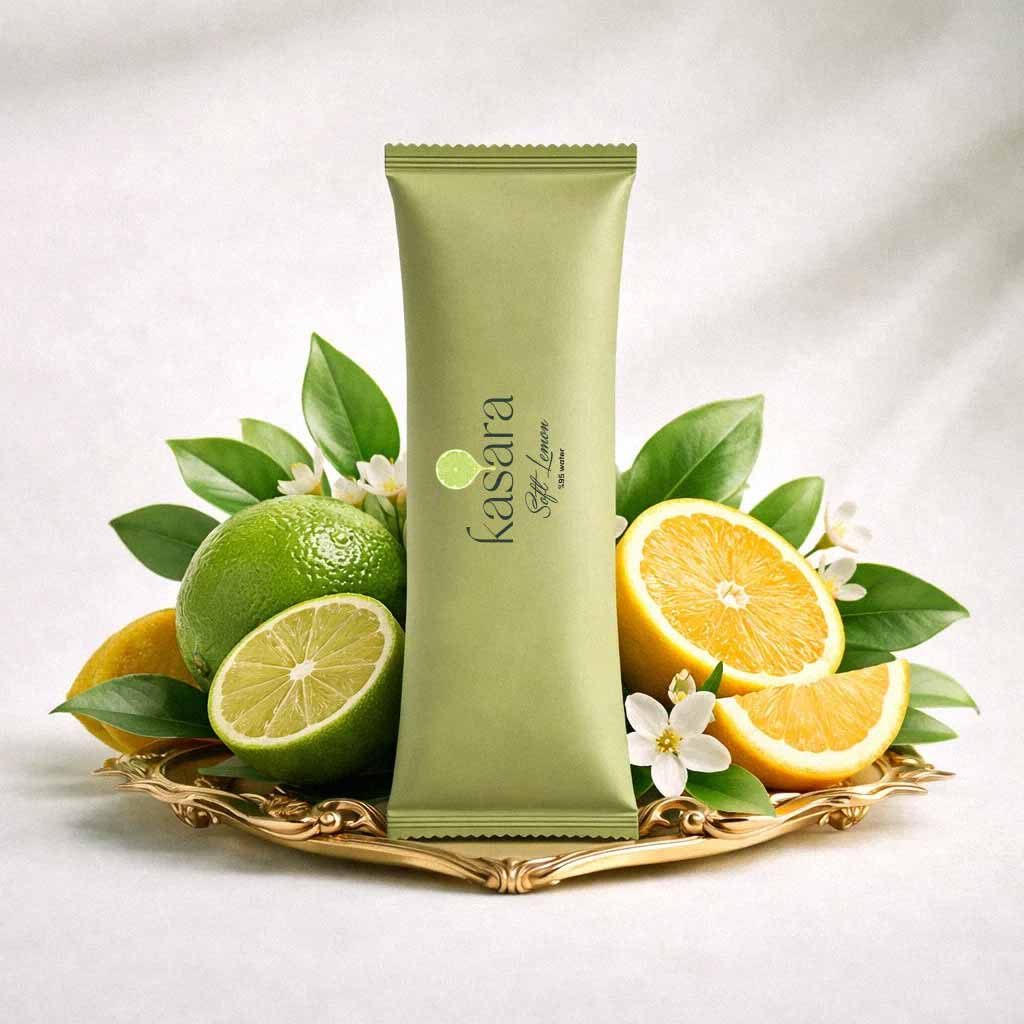 منشفة كسارا Kasara Soft Lime الساخنة والباردة - 95% ماء منقّى
