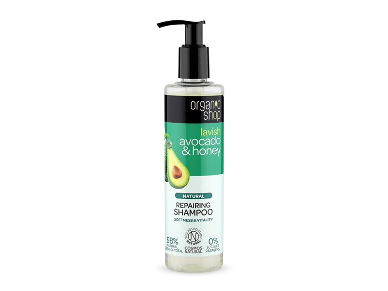 Organic Shop Avocado & Honey Shampoo 280 ml – Moisturizing Shine & Smoothness
