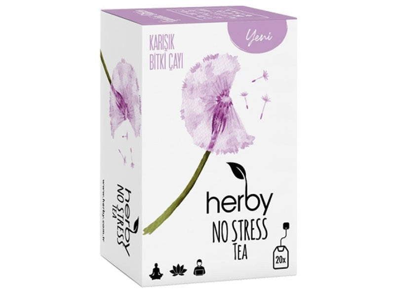Herby No Stress Herbal Tea Blend, 20 Tea Bags