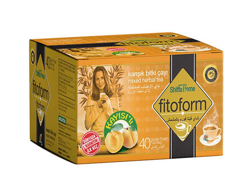 Shiffa Home Apricot Herbal Tea No Senna Blend 40 Tea Bags