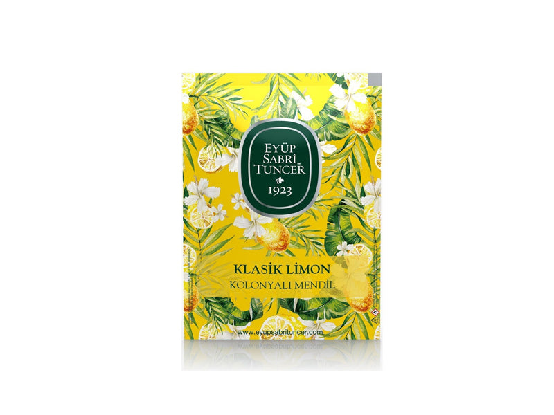 Eyup Sabri Tuncer Classic Lemon Refreshing Towels 30 Pack Large 28 x 24 cm