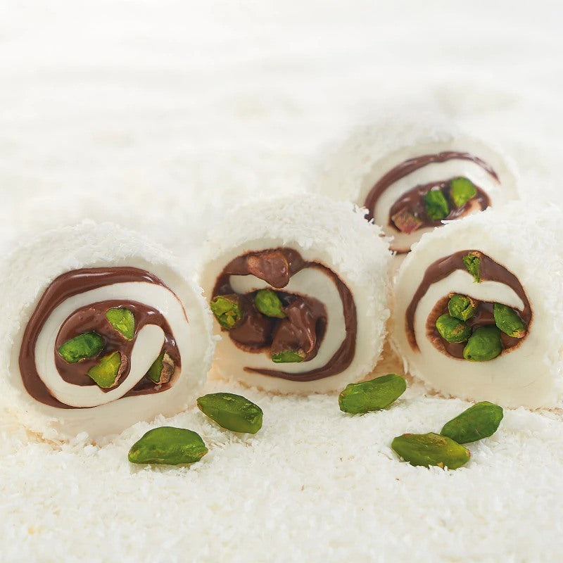 Lokum Atolyesi, Sultan Turkish Delight with Chocolate and Pistachio 500 gm