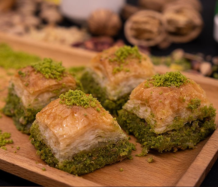 Pistachio Dry Baklava, 1 kg
