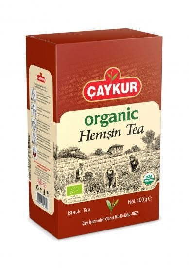 Caykur Organic Hemsin Black Tea 400 g Carton Box - Turkey