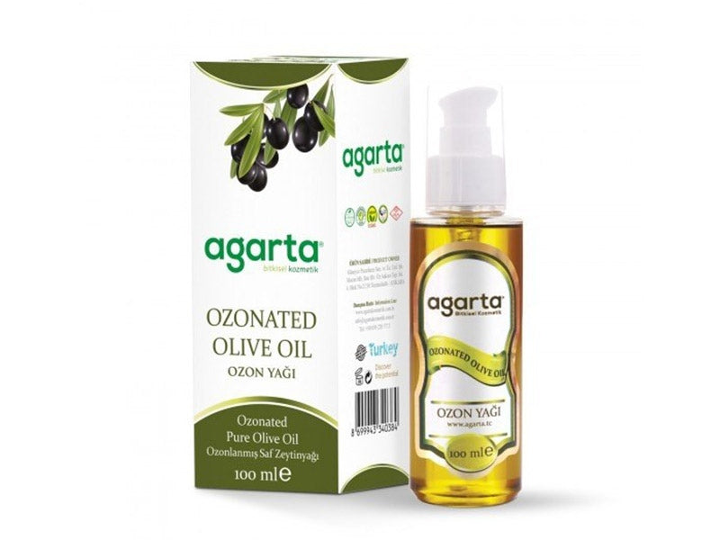 Agarta Natural Ozonated Olive Oil for Skin & Hair Care 100 ml