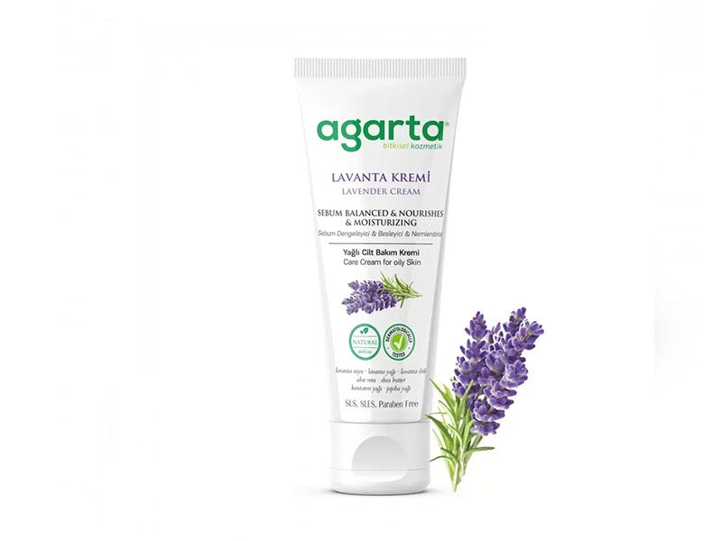 Agarta Natural Lavender Face and Hand Moisturizing Cream 75 ml