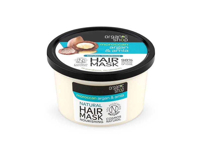 Organic Shop Argan & Amla Hair Mask 250 ml - Nourishing Shine Care