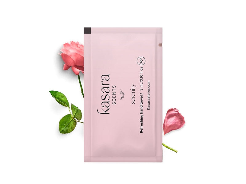 Kasara Atelier Serenity Perfumed Hand Wipes 60 Pieces