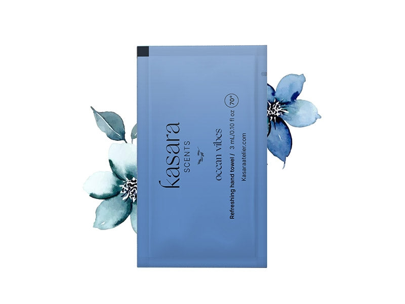 Kasara Atelier Ocean Vibes, Perfumed Wipes 60 pcs