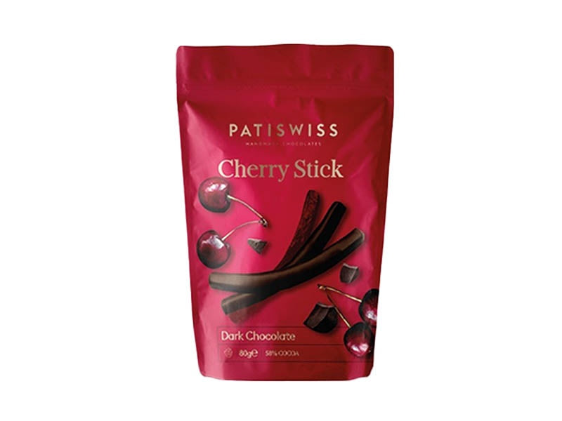 Patiswiss Dark Chocolate Cherry Sticks 80 g