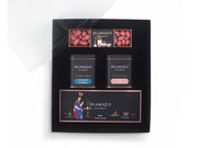 Selamlique Asiyan Gift Set Turkish Coffee and Rose Sweets 750g