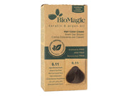 Biomagic Organic Hair Color Cream 6.11 Dark Intense Ash Blonde