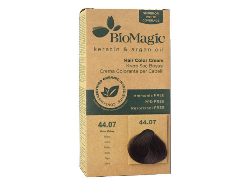 Biomagic Organic Hair Color Cream 44.07 Intense Natural Brown