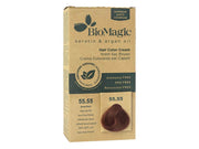 Biomagic Organic Hair Color Cream 55.55 Intense Light Reddish Brown
