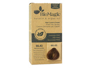 Biomagic Organic Hair Color Cream 66.43 Intense Dark Golden Mahogany Blonde