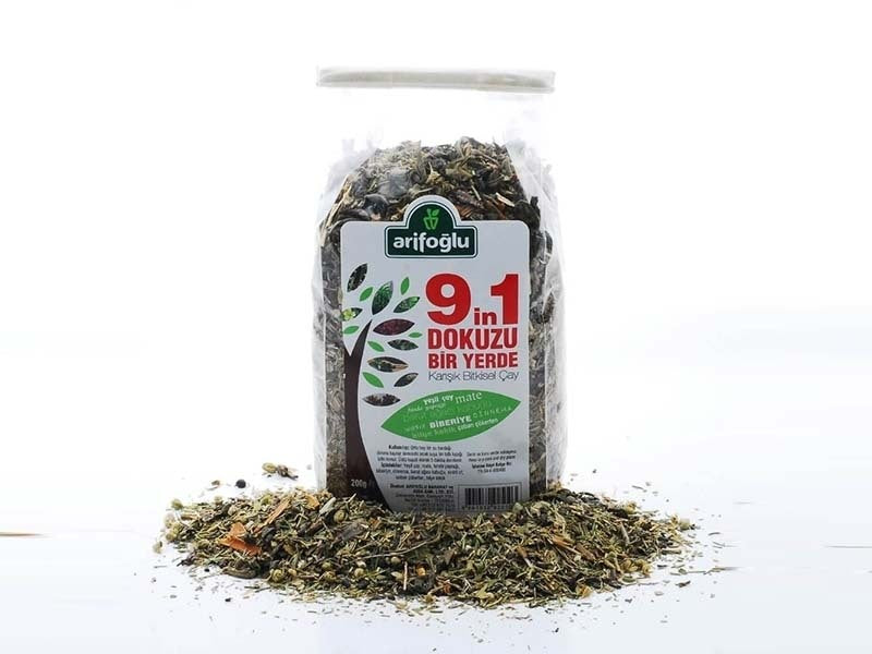 Arifoglu 9 in 1 Herbal Tea Blend with Chamomile, Lavender and Rooibos, 200 g