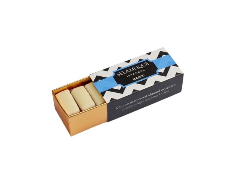 Selamlique Mastic Delicacy 60g Chocolate covered almond croquets