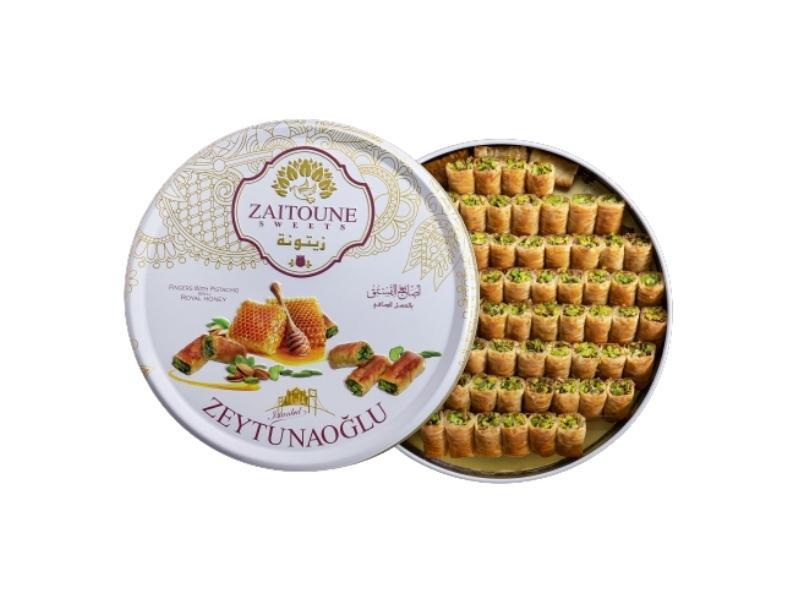 Zaitoune Sweets Pistachio Fingers with Honey Turkish Baklava 500 g